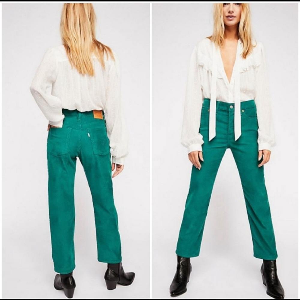 NWT Levis Premium Wedgie Straight Fit Corduroy